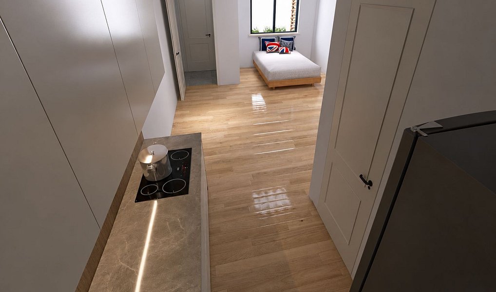 Pronájem bytu 1+kk, 30 m², Mělník