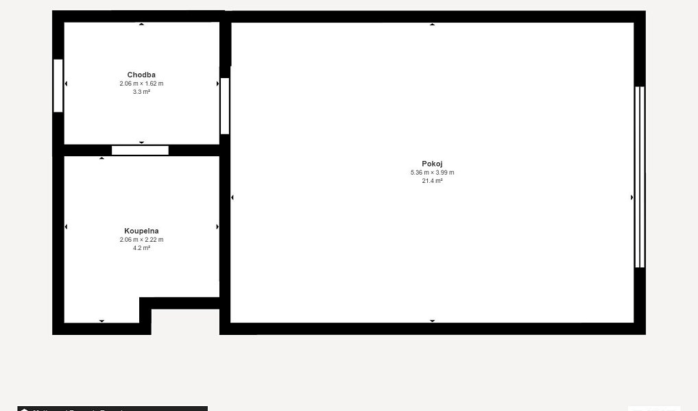 Pronájem bytu 1+kk 29 m², Lanškroun – náhled fotky 4