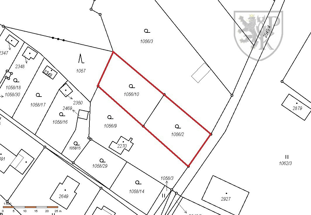 Prodej stavebního pozemku 954 m²
