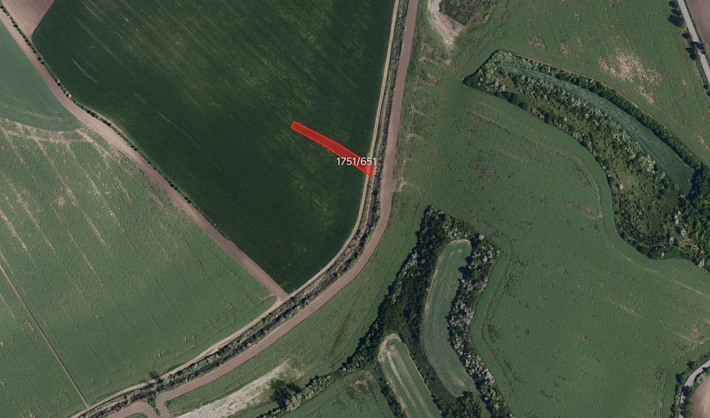 Prodej pole 10 445 m², Násedlovice – náhled fotky 3