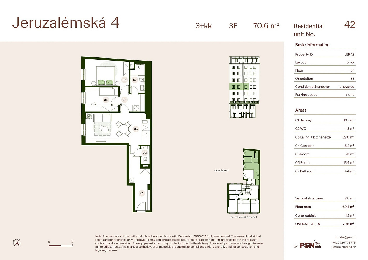 Prodej bytu 3+kk 67 m² — photo 3
