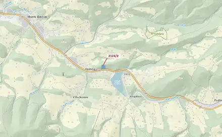Dražba lesa 6 662 m², Horní Bečva