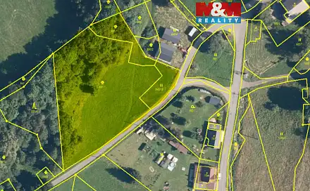 Prodej stavebního pozemku 5 203 m², Hanušovice - Vysoké Žibřidovice, okres Šumperk