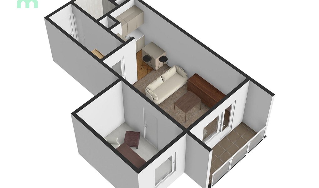 Pronájem bytu 2+kk 36 m², Přerov – náhled fotky 6