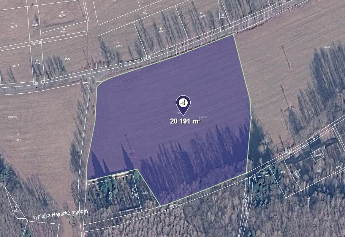 Prodej pole 20 191 m²
