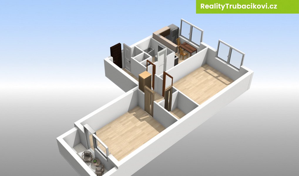 Pronájem bytu 2+1 58 m², Vsetín – náhled fotky 17