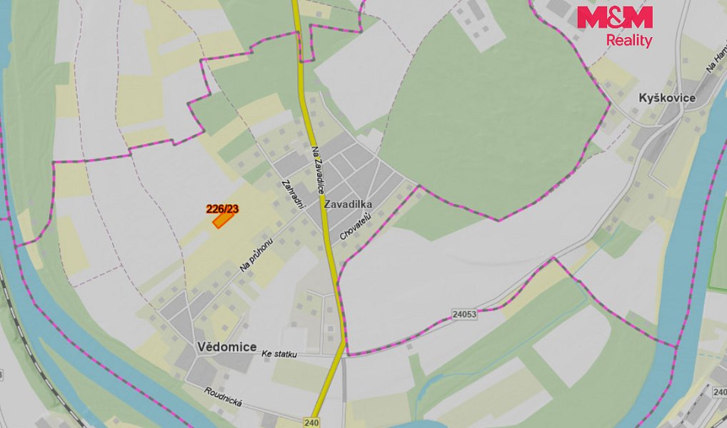 Prodej pole 4 554 m², Vědomice – náhled fotky 4
