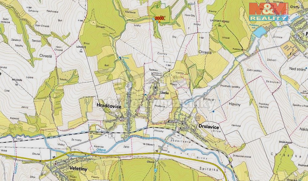 Prodej pozemku 1 957 m², Hradčovice – náhled fotky 2