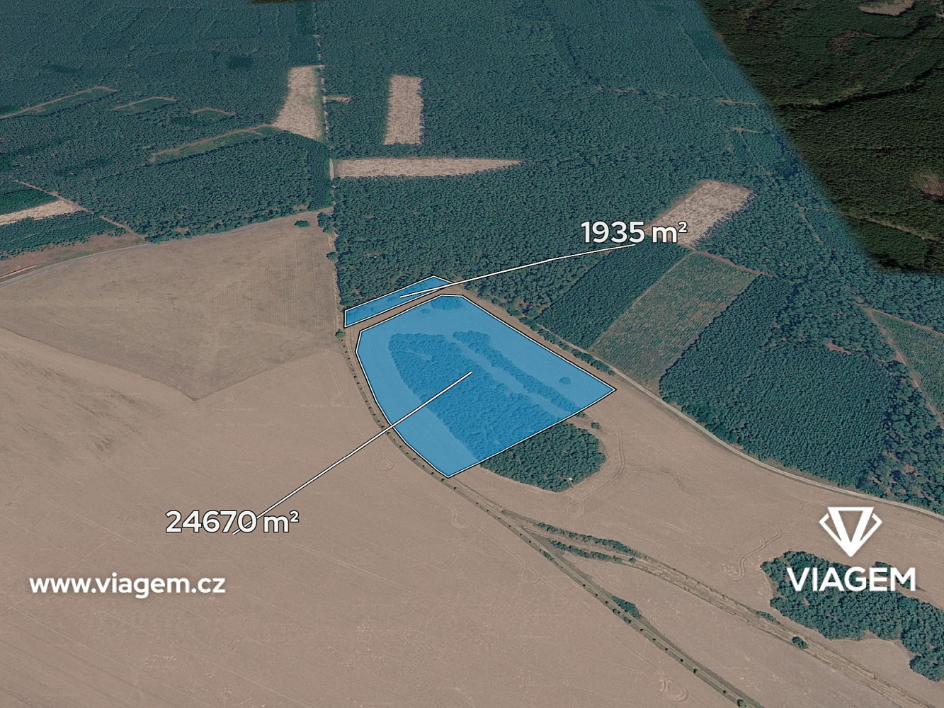 Prodej pole 6 651 m²