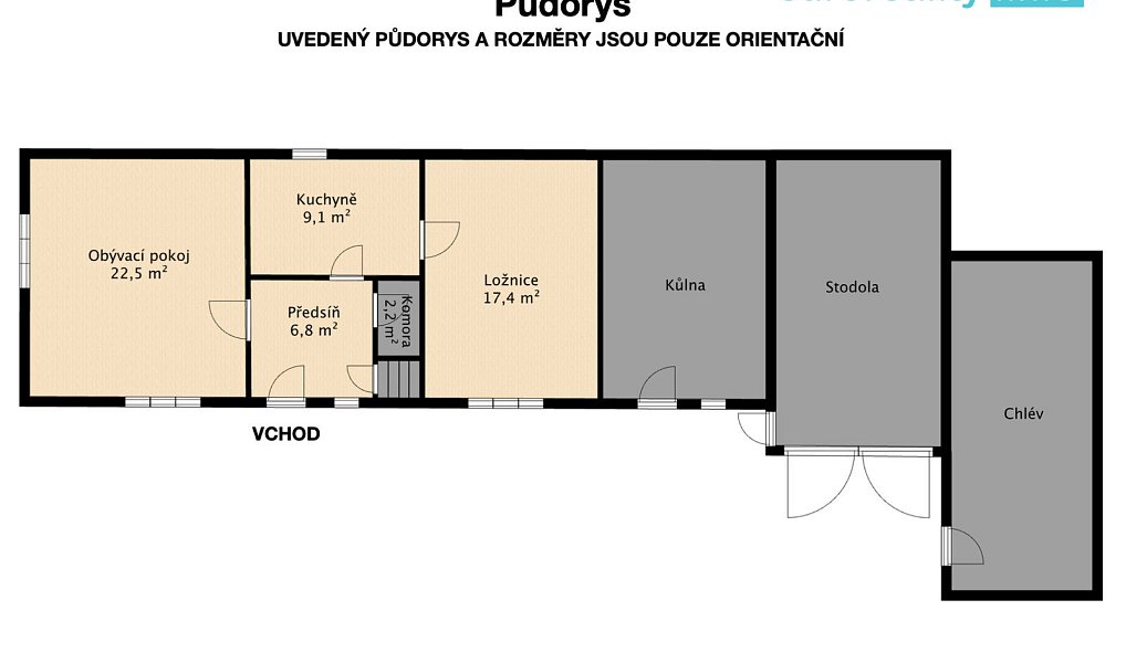 Prodej domu 58 m² s pozemkem 3 282 m², Chocenice – náhled fotky 11