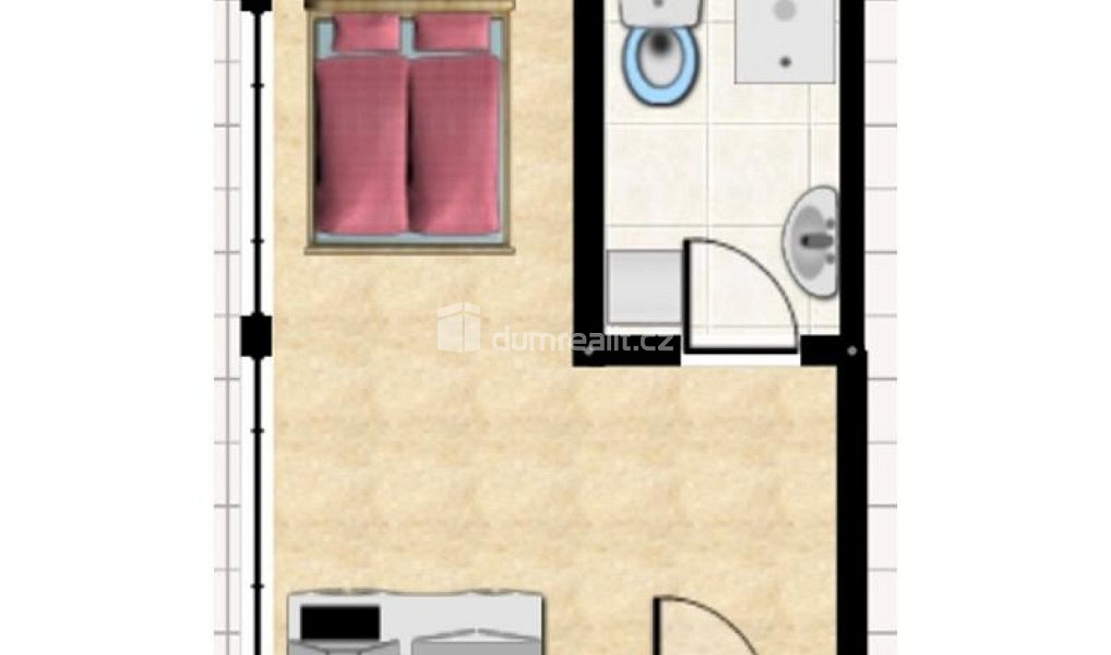 Pronájem bytu 1+kk 21 m², Praha – náhled fotky 7