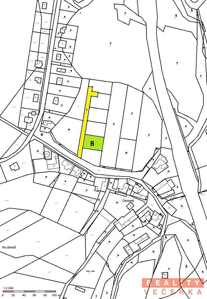 Prodej stavebního pozemku 1 000 m² – fotografie 3