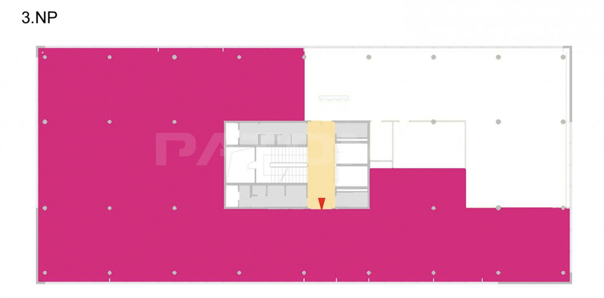 Pronájem kanceláře 622 m² – fotografie 3