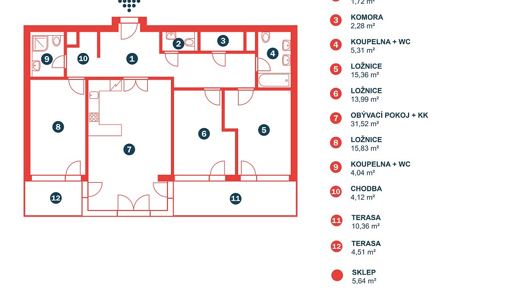 Prodej bytu 4+kk 135 m², Praha – náhled fotky 38