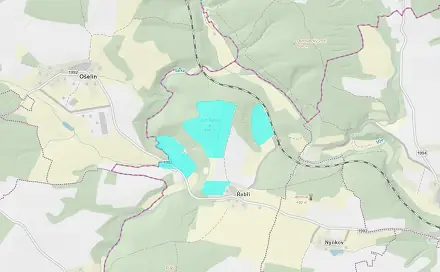 Dražba pozemku 385 333 m², Ošelín