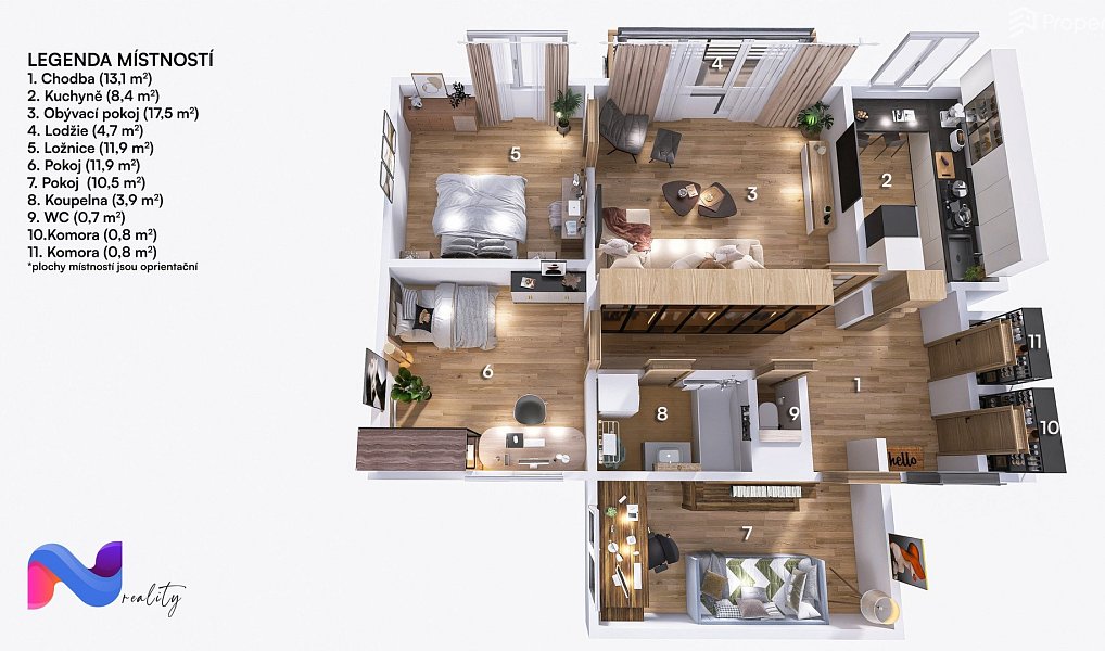 Prodej bytu 4+1 84 m², Brno – náhled fotky 21