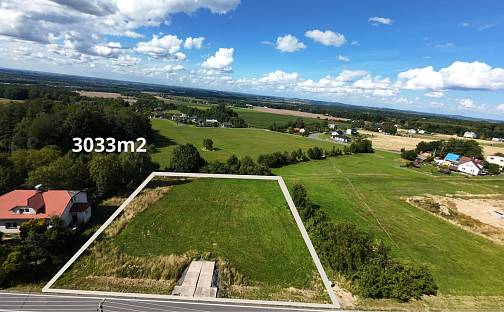 Prodej stavebního pozemku 3 033 m², Vyšní Lhoty, okres Frýdek-Místek