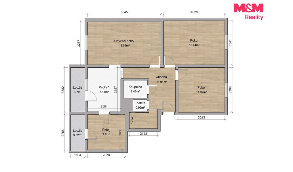 Prodej bytu 4+1 80 m², Jesenice – náhled fotky 13