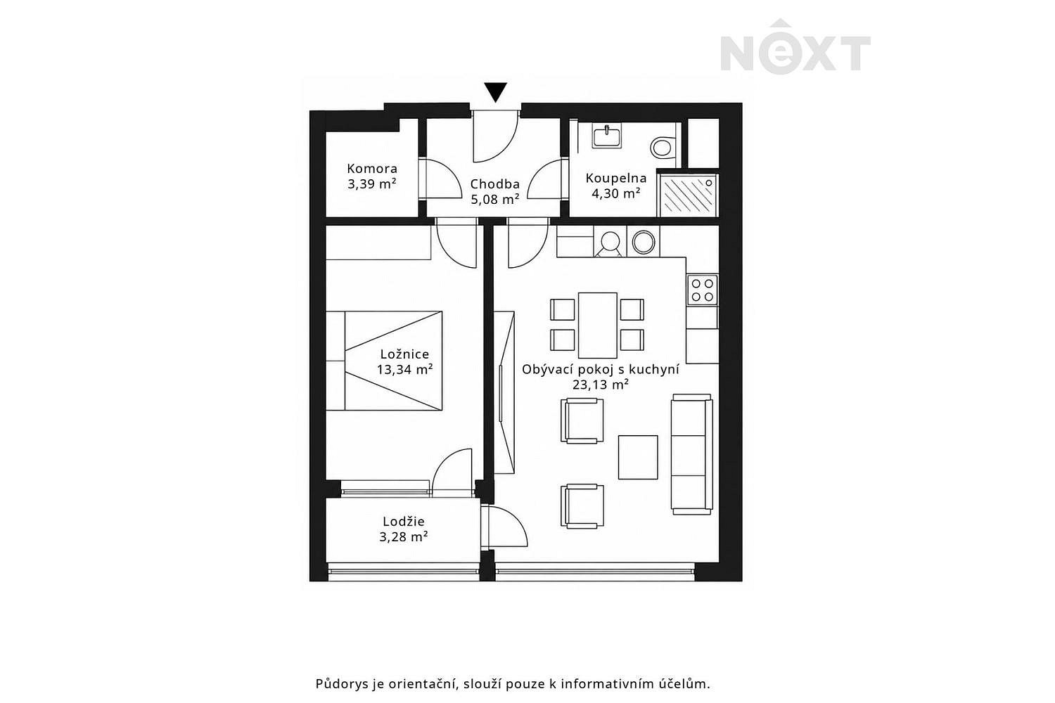 Prodej bytu 2+kk 53 m² – fotografie 4