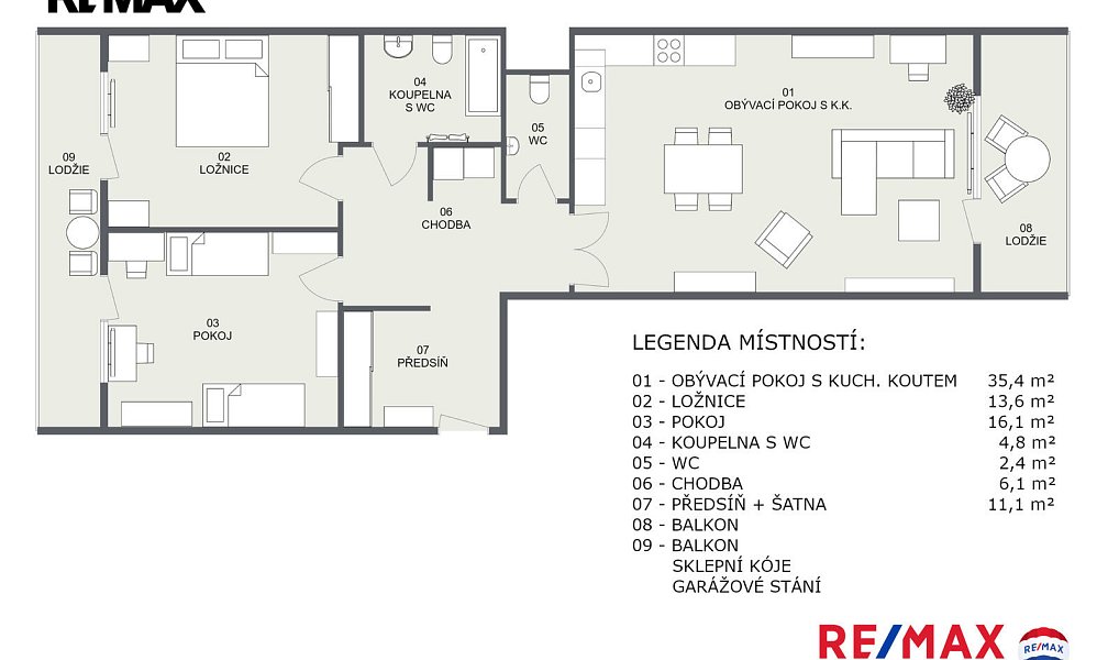 Prodej bytu 3+kk 90 m², Praha – náhled fotky 6