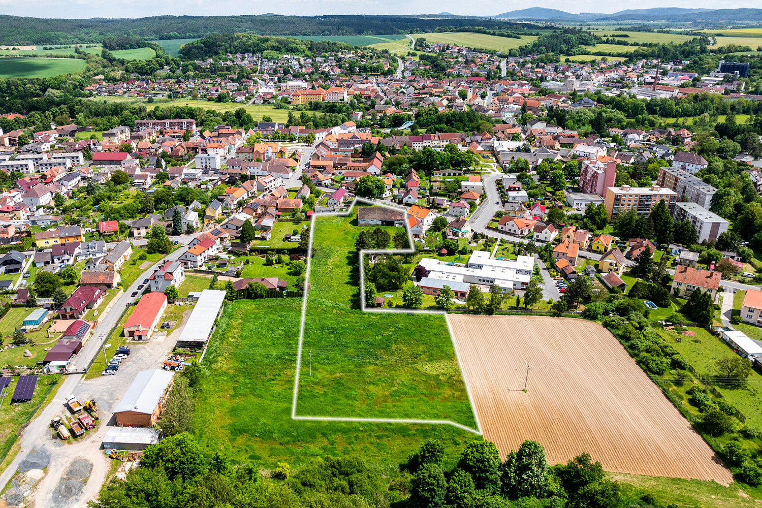Prodej stavebního pozemku 10 396 m²