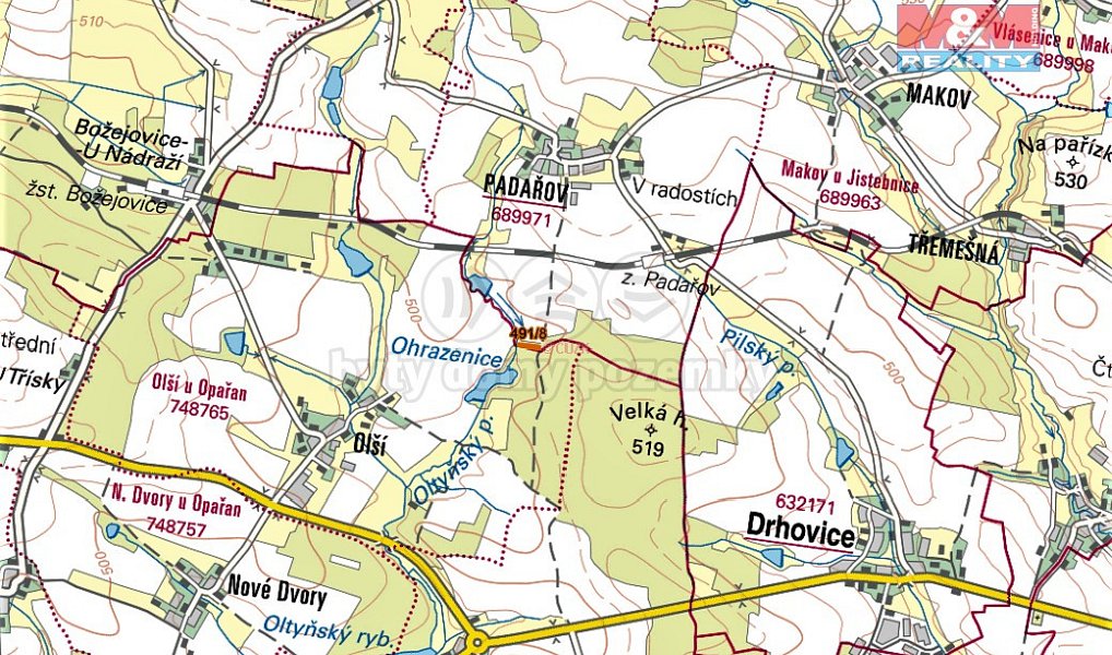 Prodej pole 2 234 m², Jistebnice – náhled fotky 5