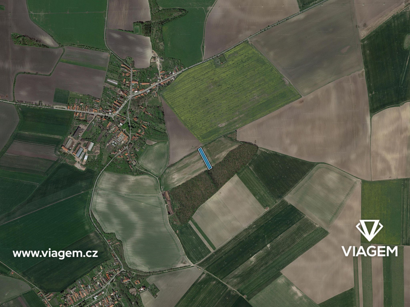 Pole 3 334 m², Podíl 25 % o výměře 834 m² – pohled 3