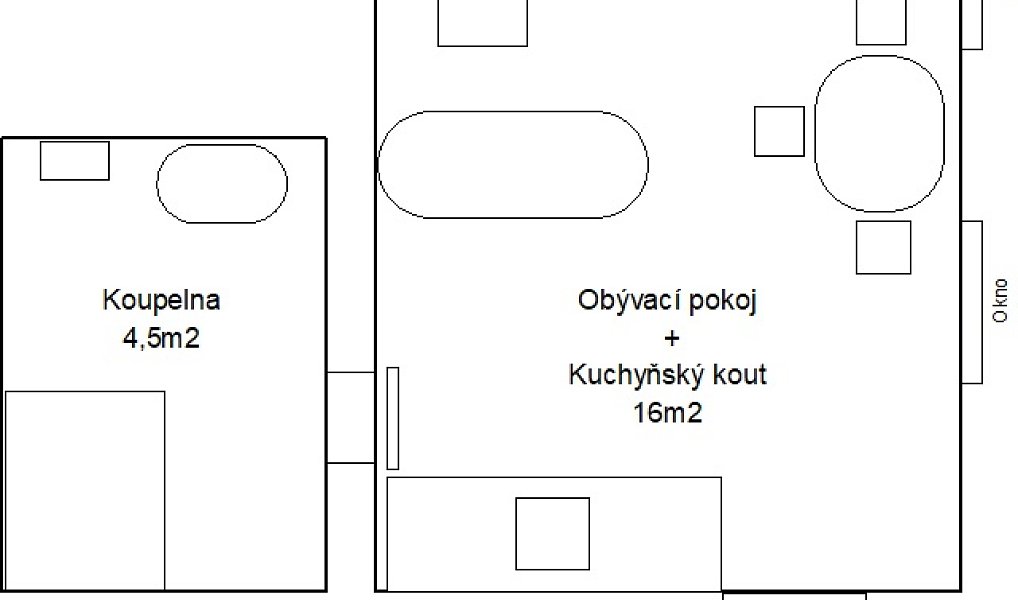 Pronájem bytu 2+kk 43 m², Boskovice – náhled fotky 14
