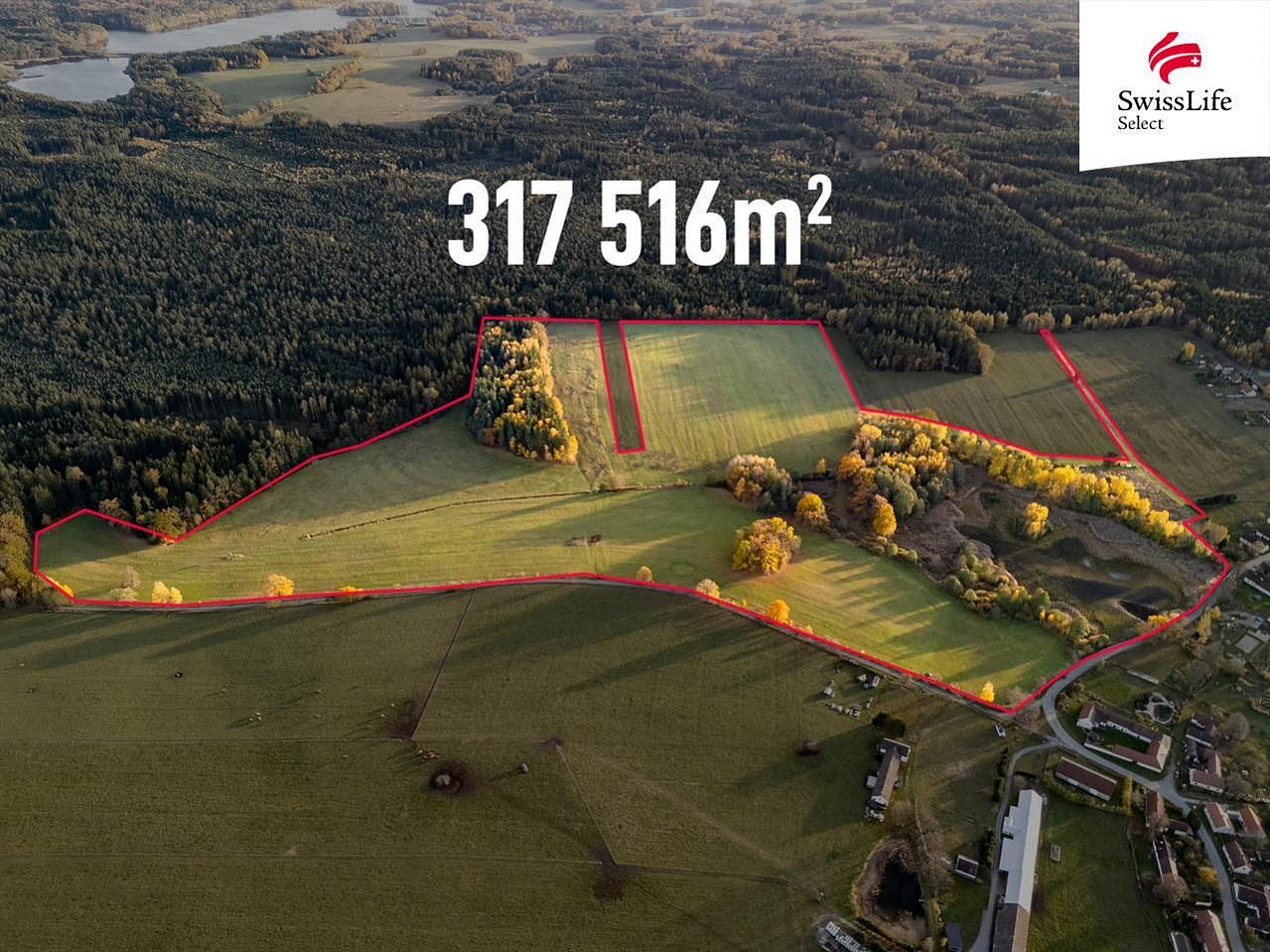 Prodej pole 317 516 m²
