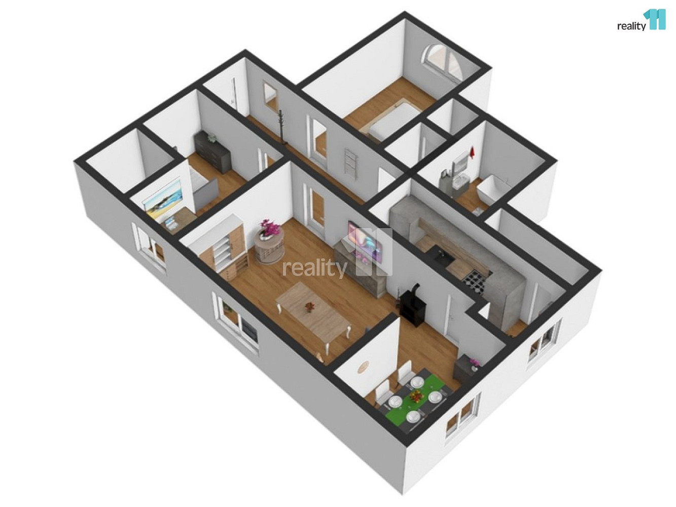 Pronájem bytu 3+1 101 m² — photo 2