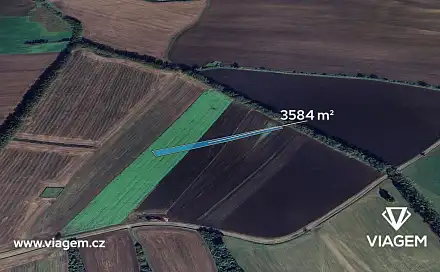 Prodej pole 1 792 m², Bánov, okres Uherské Hradiště