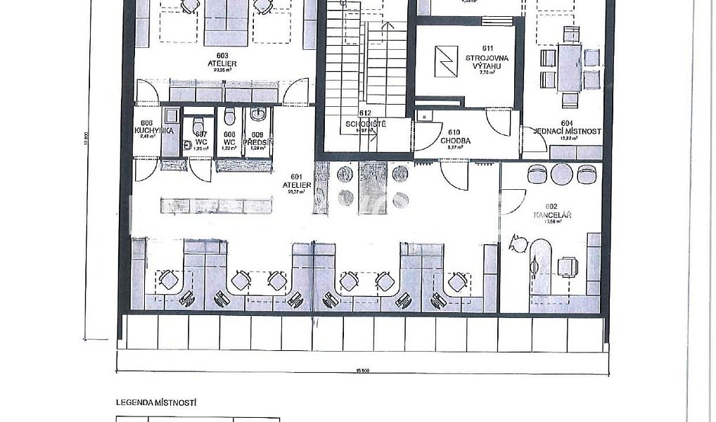 Pronájem kanceláře 132 m², Praha – náhled fotky 11