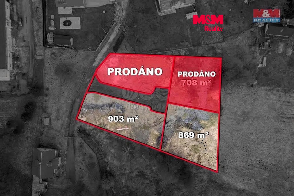 Prodej stavebního pozemku 869 m²