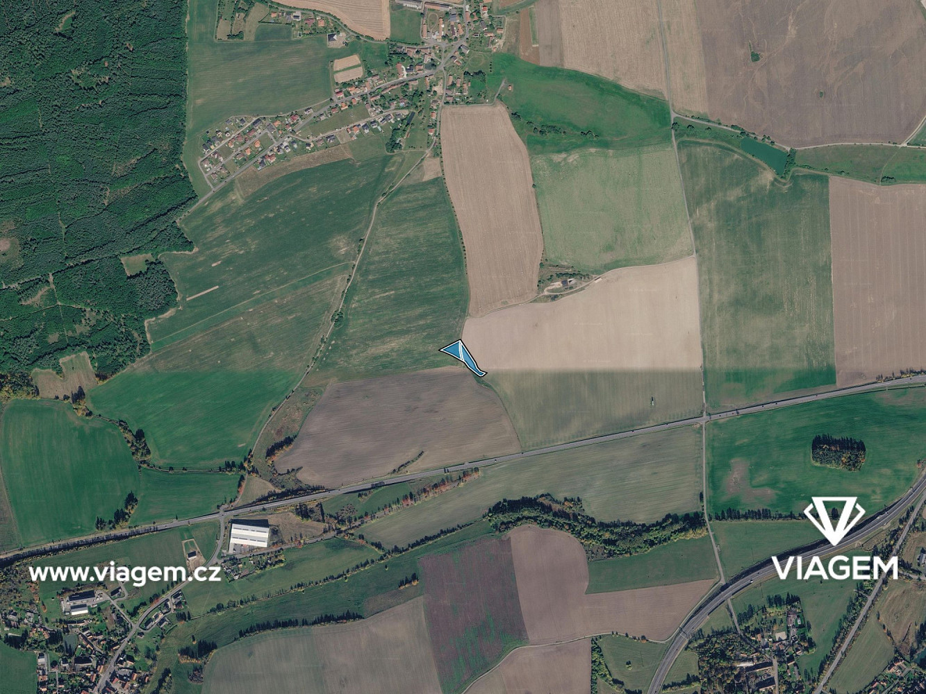 Prodej pole 560 m² - Widok 3