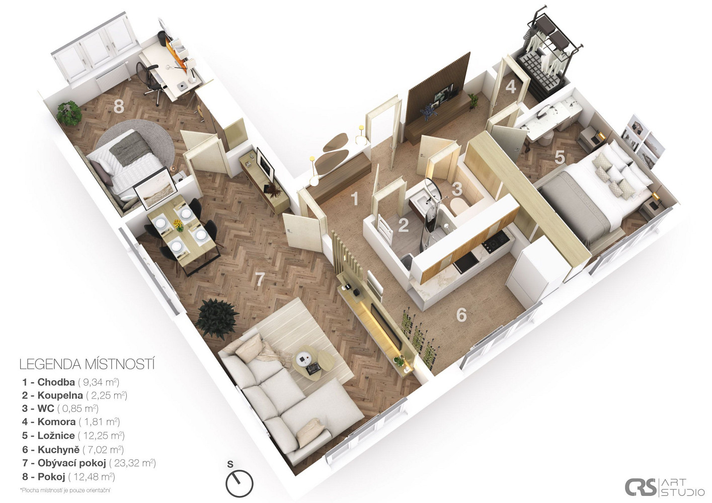 Prodej bytu 3+1 70 m² — photo 2