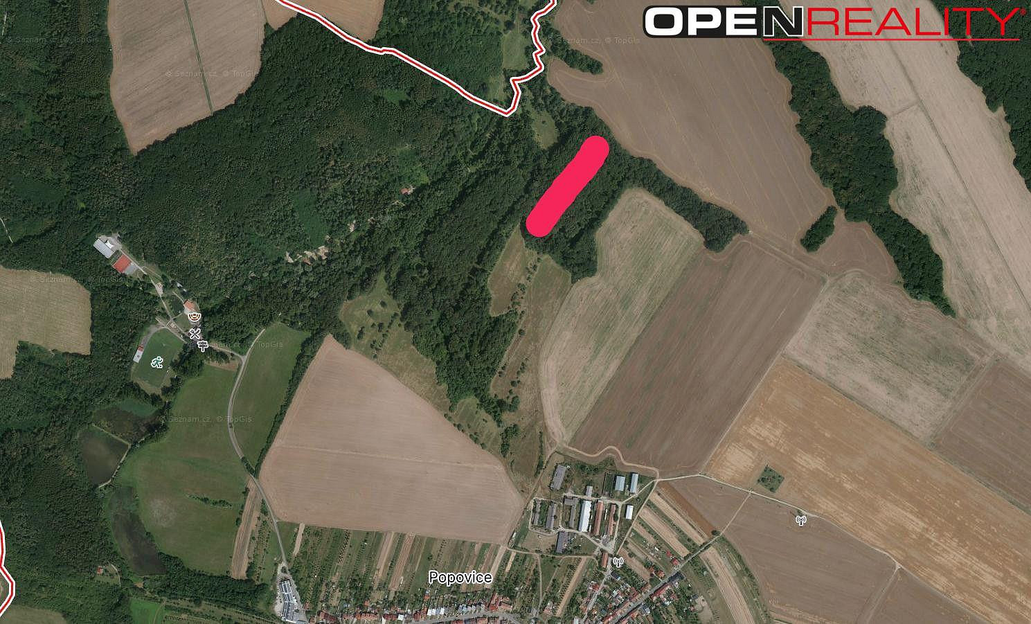 Prodej lesa 1 876 m²