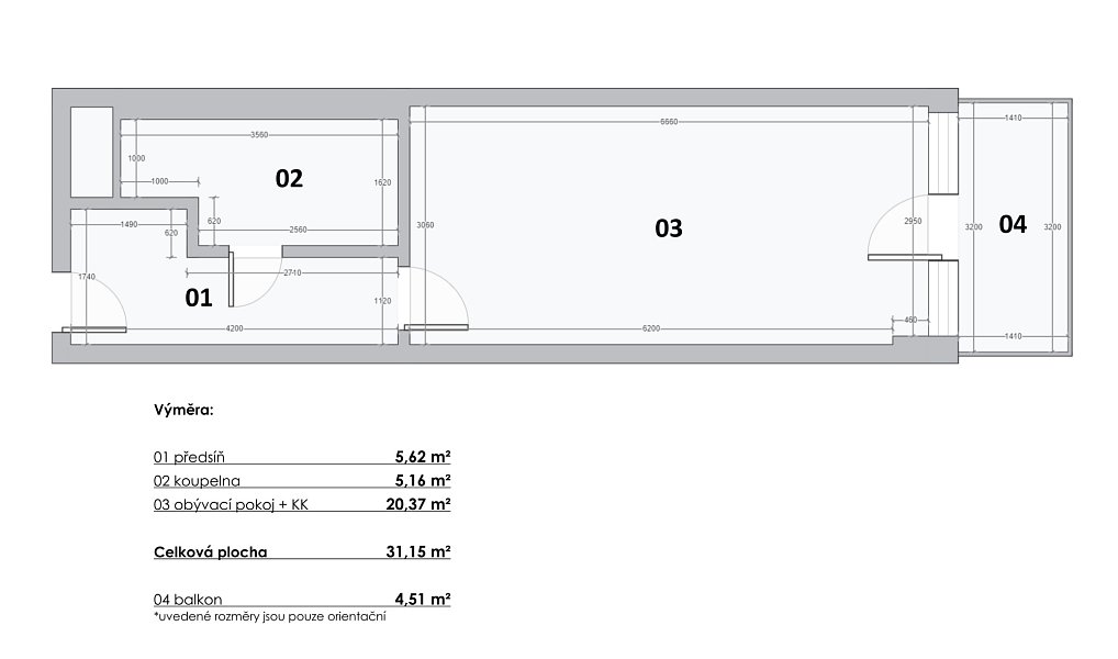 Pronájem bytu 1+kk 33 m², Praha – náhled fotky 10