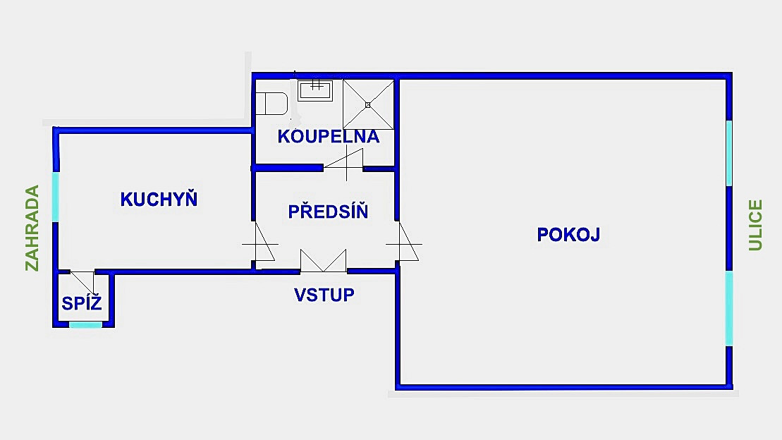 Pronájem bytu 1+1 45 m² — photo 4