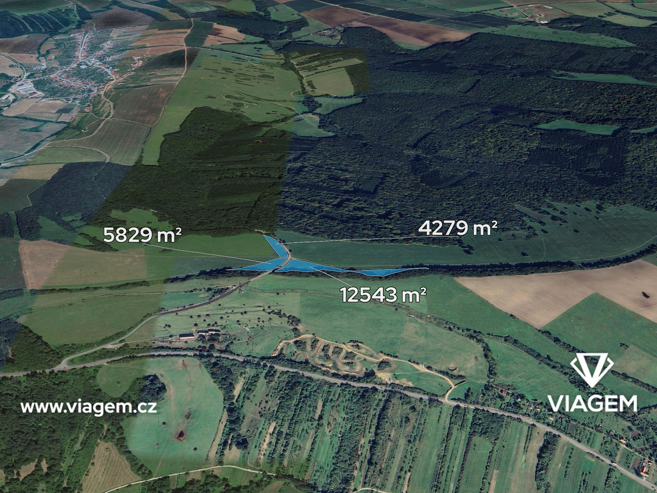 Prodej pole 857 m²