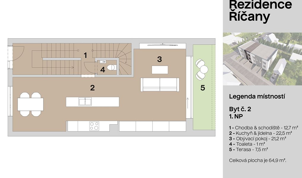 Prodej domu 119 m² s pozemkem 95 m², Říčany – náhled fotky 22