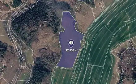 Prodej louky 22 834 m², Kunštát, okres Blansko