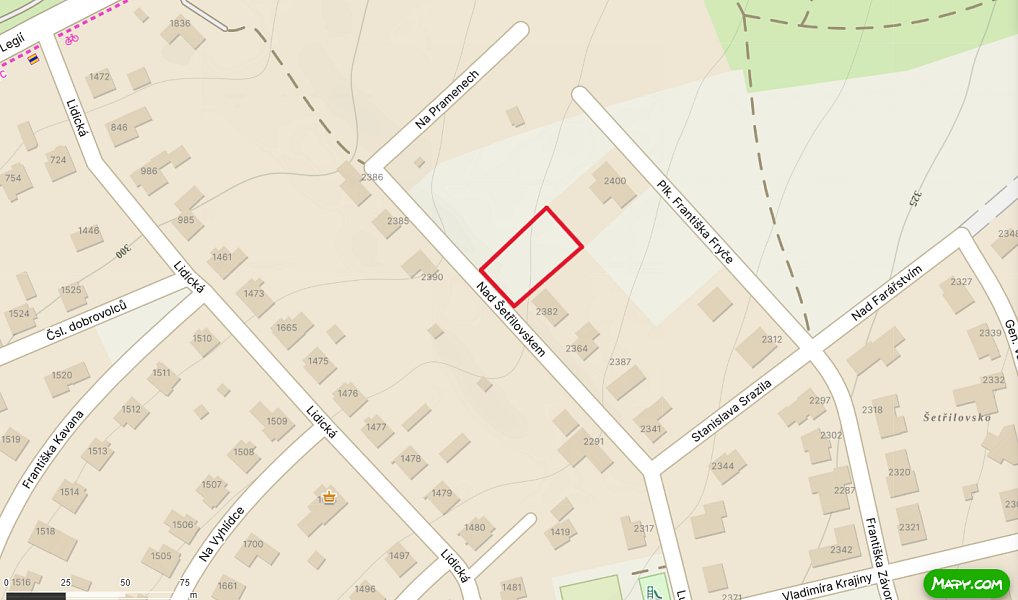 Prodej stavebního pozemku 835 m², Turnov – náhled fotky 3
