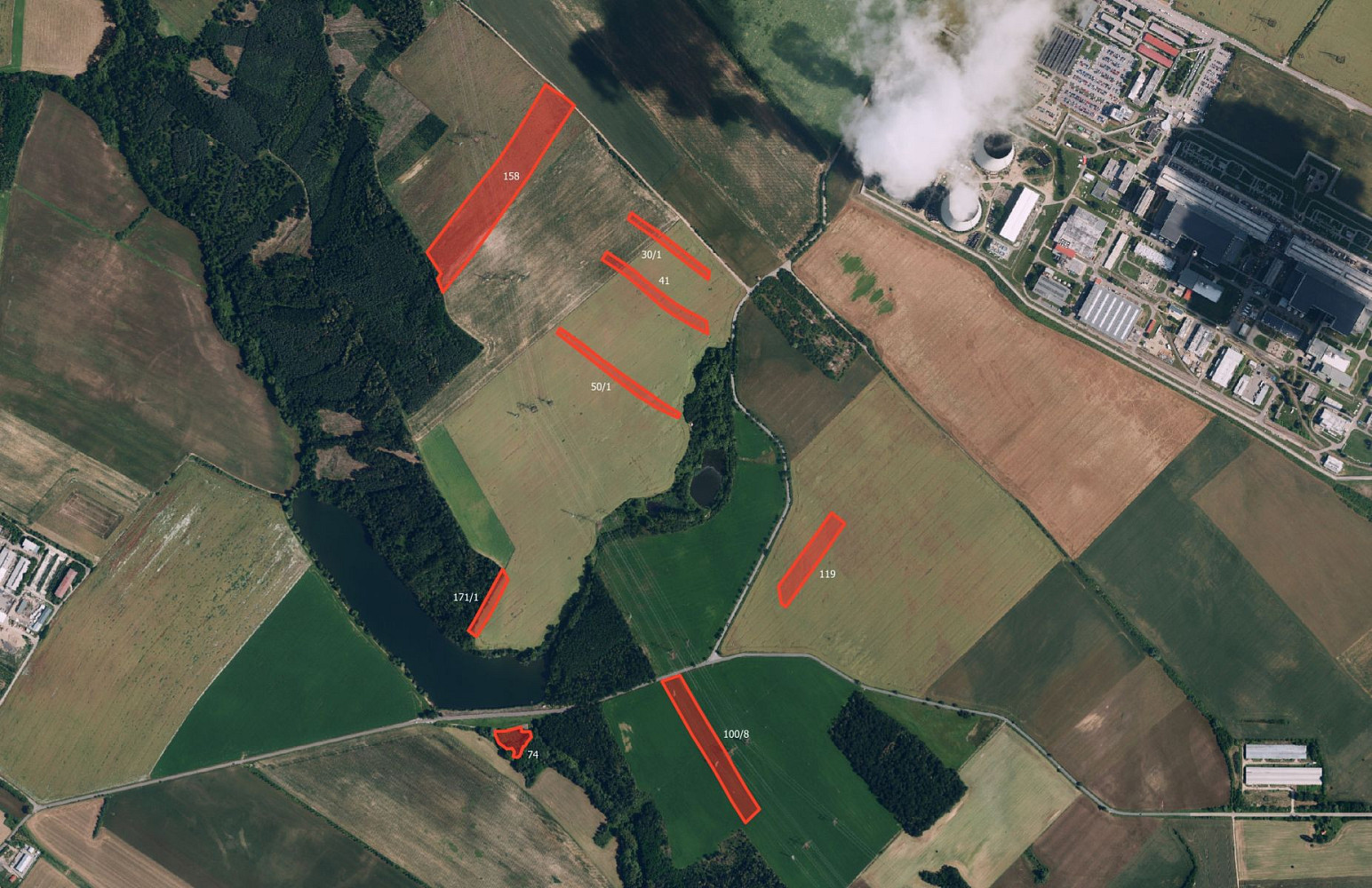 Prodej pole 75 505 m²