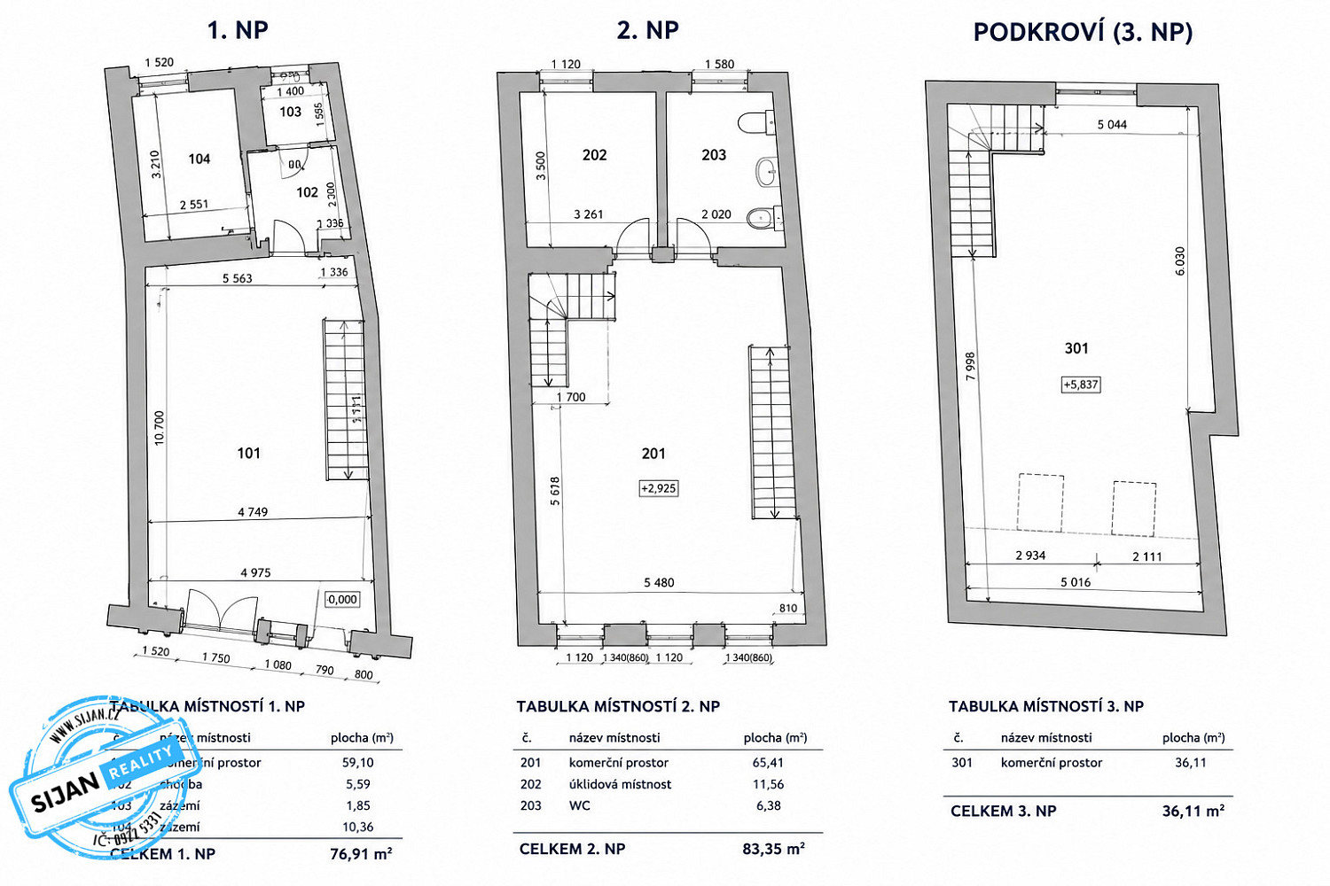 Prodej obchodních prostor 196 m² – fotografie 3