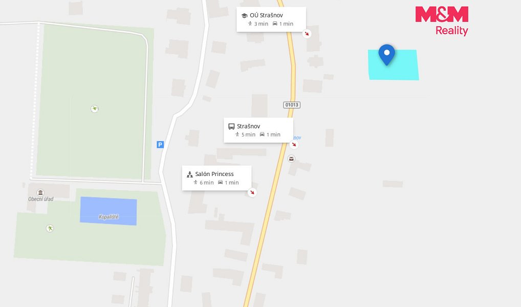 Prodej stavebního pozemku 994 m², Strašnov – náhled fotky 5