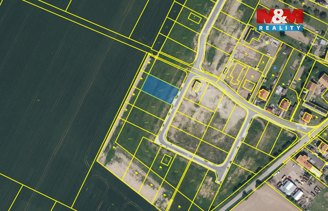 Prodej stavebního pozemku 1 053 m² – pohled 5