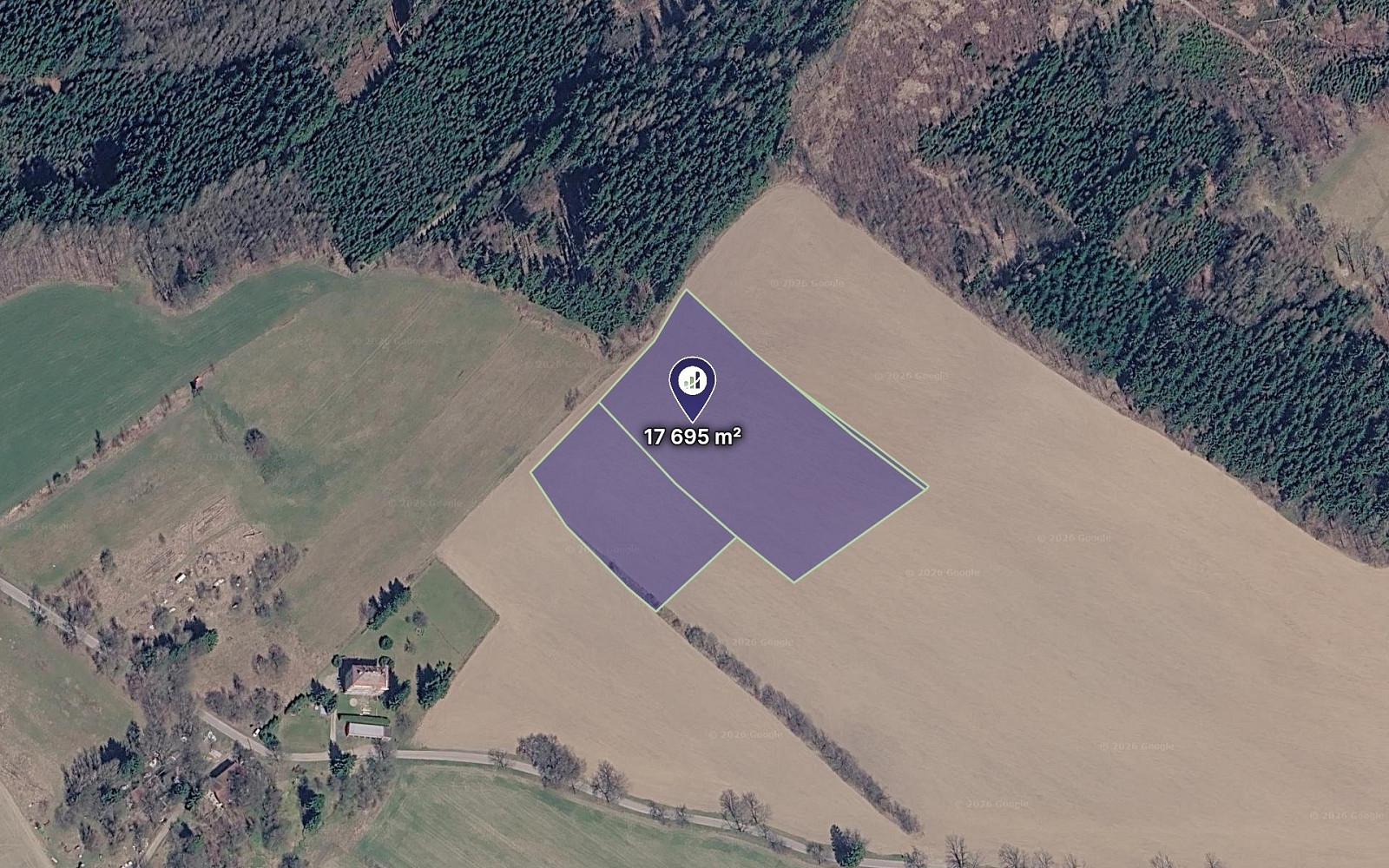 Prodej pole 1 475 m²
