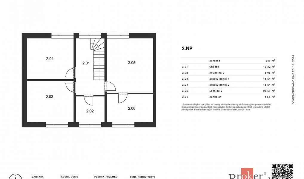 Prodej domu 165 m² s pozemkem 349 m², Zruč-Senec – náhled fotky 3