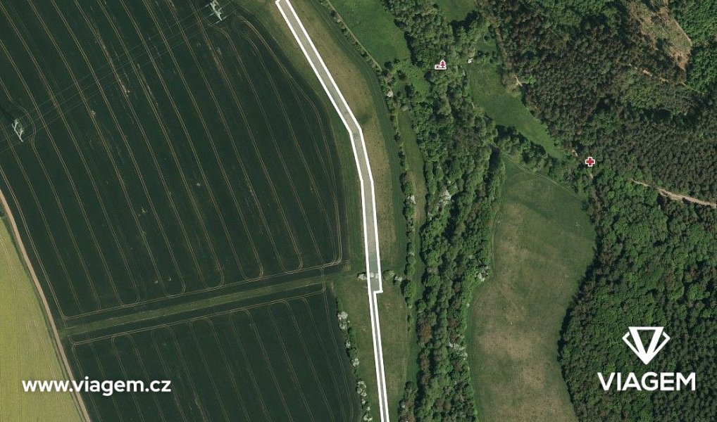 Prodej pole 822 m², Zdounky – náhled fotky 2