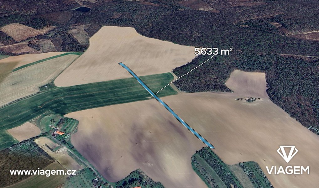 Prodej pole 1 126 m², Nítkovice – fotka 1 z 5
